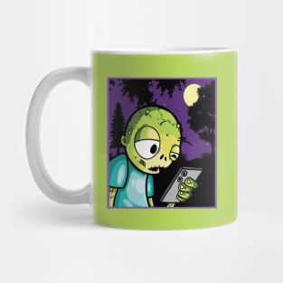 Cellphone Zombie Mug